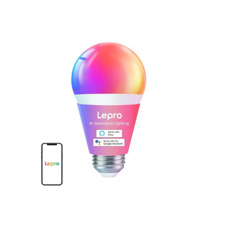 LEPRO B1 E27 LED Bulb with Bluetooth and Wi-Fi, 806 lm