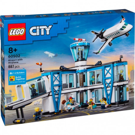 LEGO City lennujaam 60502 koos lennukiga
