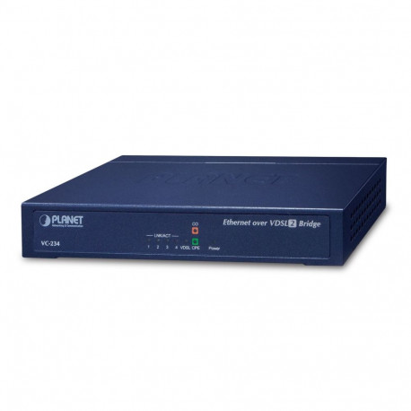 Planet võrgulüliti VC-234 hallatav Fast Ethernet (10/100) 1U, must