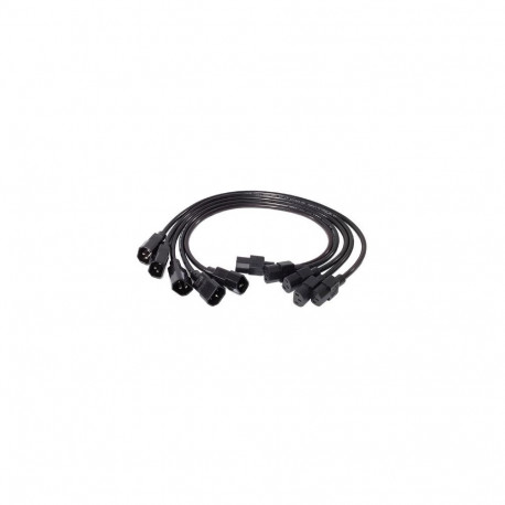 APC Power Cord Kit (5 ea), C13 to C14, 0.6m