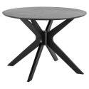 Söögilaud DUNCAN Ø105 cm, must