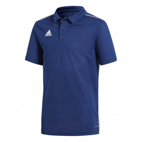 Koszulka dla dzieci adidas Core 18 Polo JUNIOR granatowy CV3680