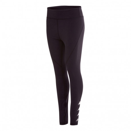 Legginsy damskie Kappa IASMINA czarne 309098 19-4006