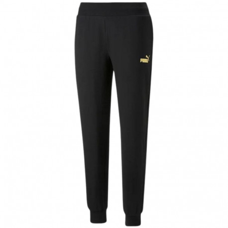 Puma naiste püksid ESS+ Metallic FL 849959 01, mustad