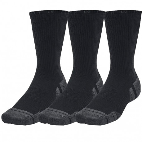 Under Armour sokid Performance Tech 1379512 001 3 paari, mustad