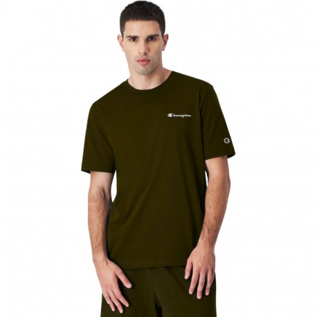 Champion meeste t-särk SS Tee 220264 GS573, oliiviroheline