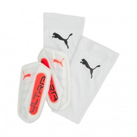 Puma jalgpalli säärekaitsmed Ultra Flex Sleeve 30987 01, valge-oranž