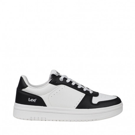 Buty męskie Lee Milo biało-czarne 50251040 04A
