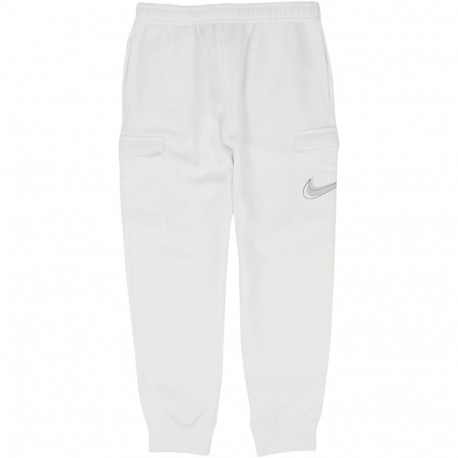 Spodnie męskie Nike Court Fleece Cargo białe DQ5477 100