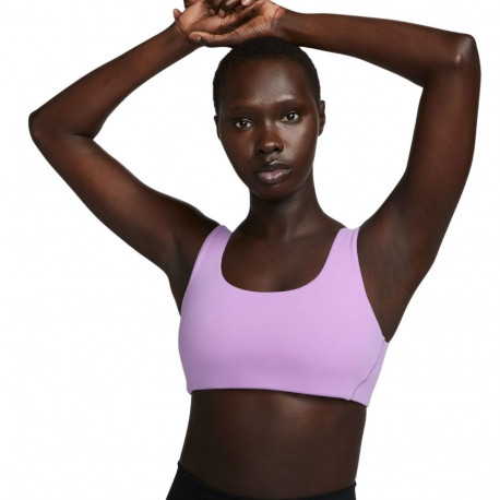 Stanik sportowy Nike Dri-Fit Alate All fioletowy DV9855 532