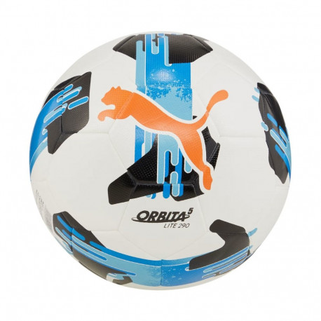 Puma jalgpall Orbita 5 Fusion Lite 290g 84333 01, valge-sinine