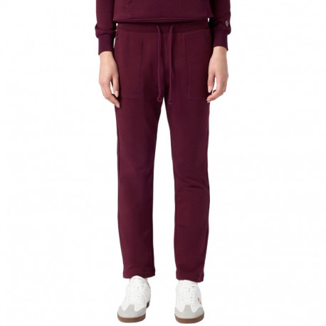 Spodnie damskie Champion Slim Pants bordowe 118041 RS522