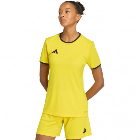 Adidas naiste särk Entrada 26 Jersey JZ2493, kollane