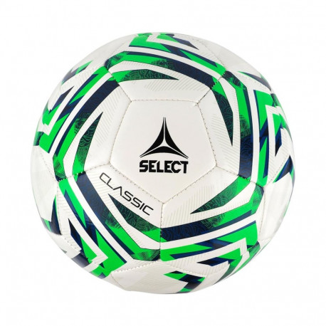 Piłka nożna Select Classic v25 biało-zielona 18862