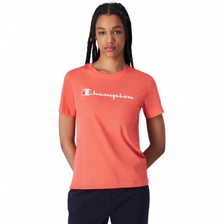 Champion naiste t-särk SS Tee 117534 PS004, koraallpunane