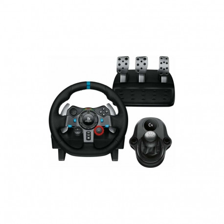 Logitech G29 SE Driving Force Steering Wheel & Pedals, for PC, PS5, PS4, Black