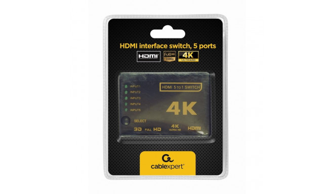 I/O SWITCH HDMI 5P/DSW-HDMI-53 GEMBIRD