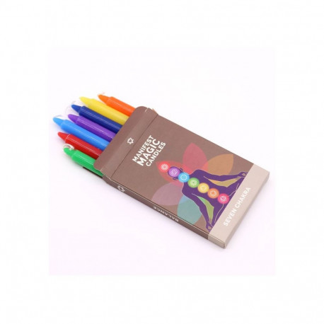 Candle Set - Ancient Wisdom Seven Chakra Candles 12 x 1.2 cm 86 g