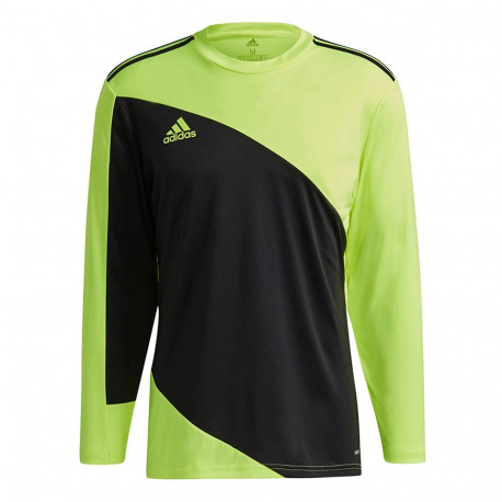 Bluza bramkarska męska adidas Squadra 21 Goalkeeper Jersey czarno-limonkowa GN5795