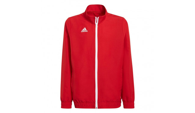 Bluza dla dzieci adidas Entrada 22 Presentation Jacket czerwona H57540