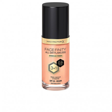 MAX FACTOR FACEFINITY 3IN1 primer, concealer & foundation #64-rose gold 30 ml
