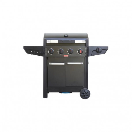 Barbecook Gas Barbecue Luca 412 with Cabinet and Sideburner, 145.4 x 60.3 x 112.3 cm | BC-GAS-3100