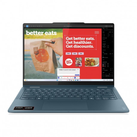 Lenovo 2-in-1 sülearvuti Yoga 7 14AKP10 AMD 14" OLED puuteekraan WUXGA 1920x1200 läikiv AMD Ryzen AI