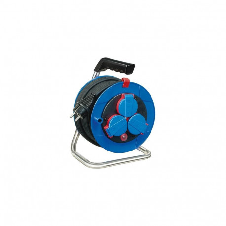 Brennenstuhl 15m H05RR-F 3G1,5 power extension 3 AC outlet(s) Black, Blue, Red