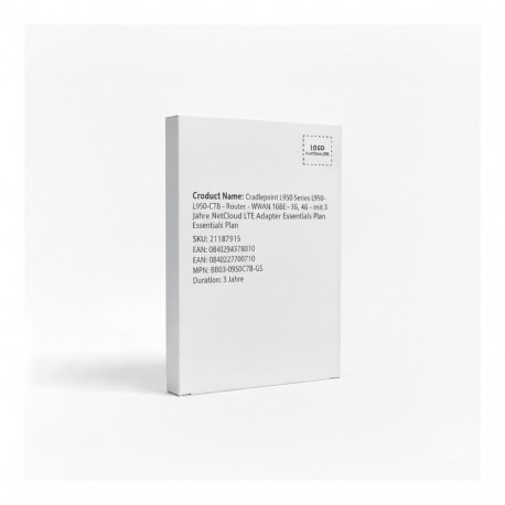 "Cradlepoint L950 Series L950-C7B - Router - WWAN 1GbE - 3G, 4G - mit 3 Jahre NetCloud Branch LTE Ad