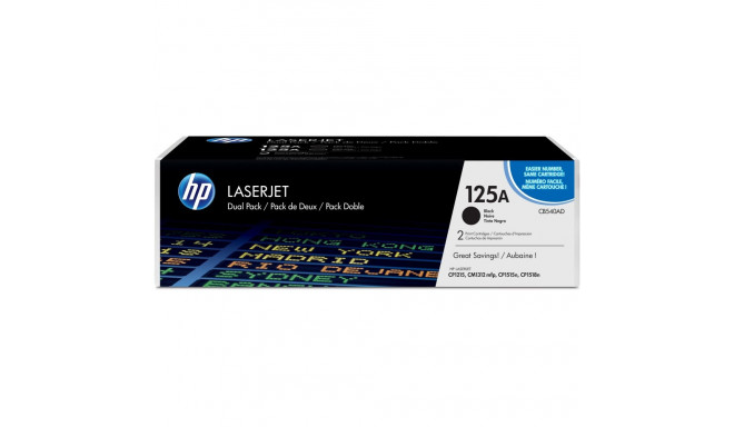 "HP 125A CB540AD black Doppelpack"