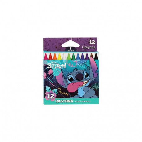 Disney värvikriidid Stitch, 12 värvi