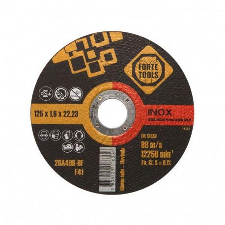 CUTTING DISC 125X1.6X22.23 MMFORTE TOOL