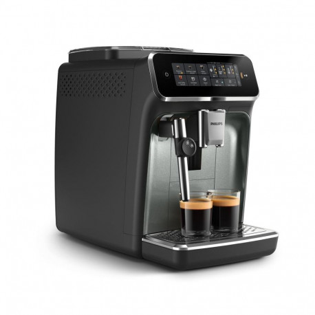 Coffee Machine - Philips EP3329/70 Fully Automatic, 15-Bar Pressure, 12 Grind Settings, Black