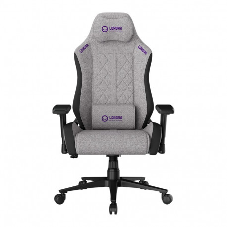 LORGAR CHA41, Ergonomic Gaming Chair Advanced, premium anti-stain fabric, Grey