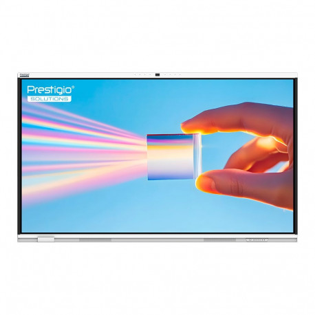 PRESTIGIO SOLUTIONS Multiboard 65'' Prism, Android 14, Google EDLA, AI Camera, 8/128GB, 50TP