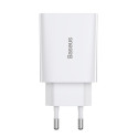 Baseus Speed Mini Quick Charger, USB-C, PD, 3A, 20W (white)