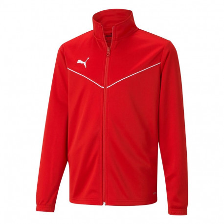Puma laste treeningjakk teamRISE Training Poly Jacket Jr 657393 01, punane