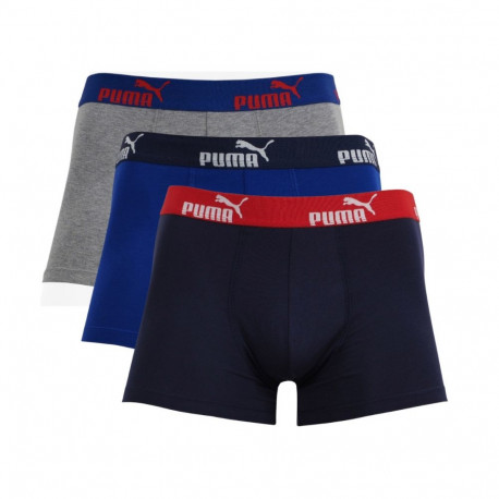 Puma meeste bokserid Sodalite 3-pakk 100003547 3733/ 005 020, tumesinine, sinine, hall