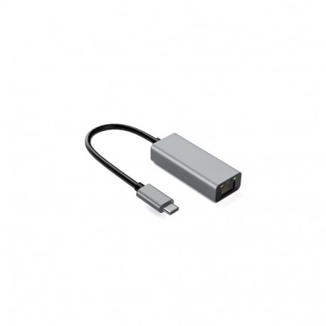 IBox IACRJ Aluminum RJ45 to USB Type-C adapter 10/100/1000 Mb/s