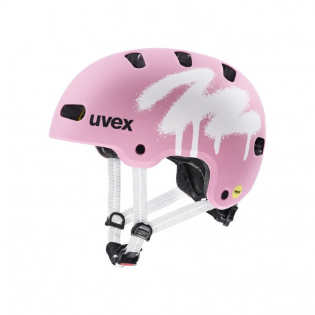 UVEX Kid 4 Style MIPS kids’ cycling helmet, spray strawberry matt