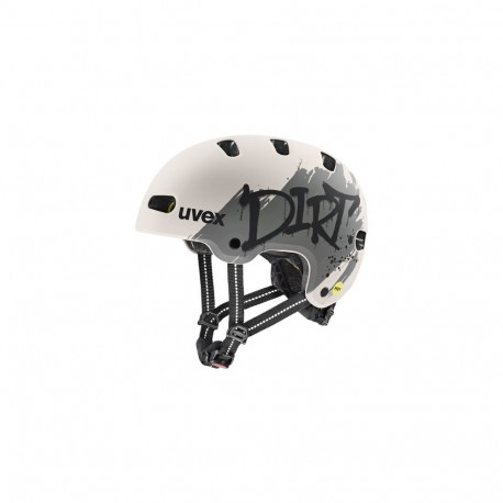 UVEX Kid 4 Style MIPS kids’ cycling helmet, dirt warm grey