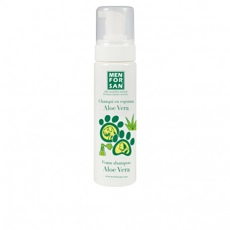 MEN FOR SAN šampoon koertele ja kassidele vahuna aloe veraga 200ml