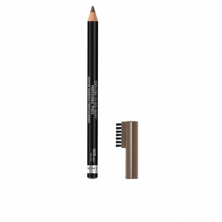 RIMMEL LONDON professionaalne kulmupliiats 005 BROW THIS WAY 1,41gr, tuhkpruun