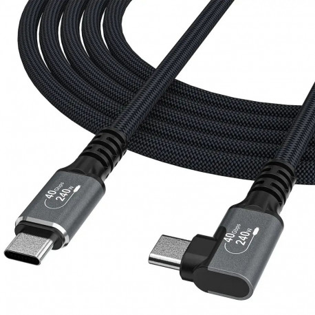 Wozinsky WPS3-UY41S andmeedastus- ja laadimiskaabel | USB-C kuni USB-C | 240W | Thunderbolt 4 | 1m |