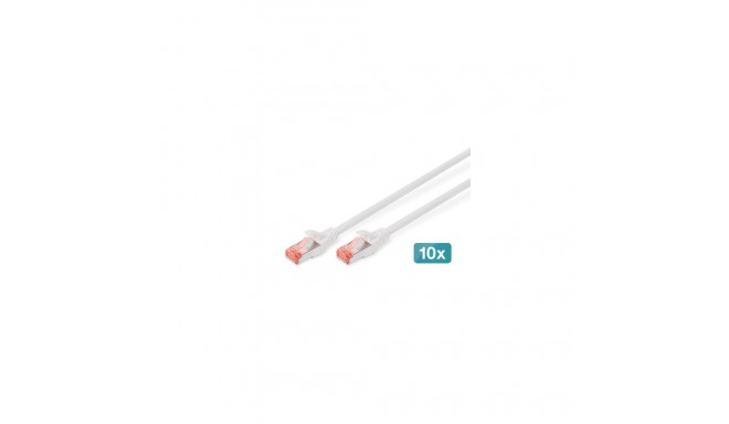 Digitus CAT 6 S/FTP patch cable, 10 pieces