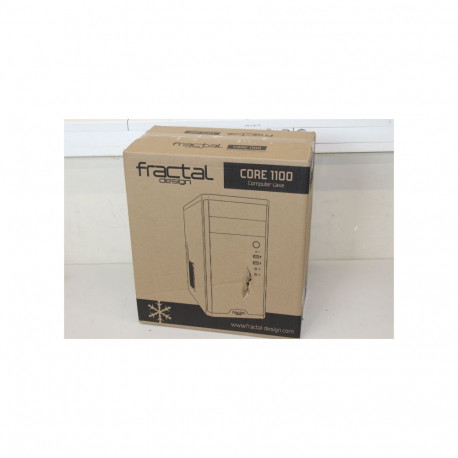 Fractal Design SALE OUT. Core 1100, Black CORE 1100 Black, Micro ATX, DAMAGED PACKAGING, Power suppl