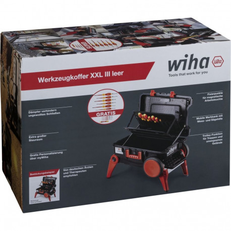 Werkzeugkoffer XXL III  (schwarz/rot, (leer))