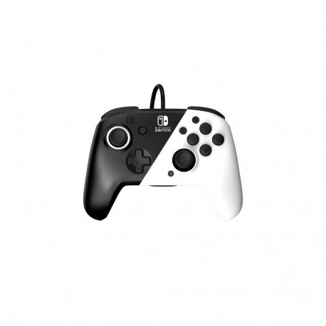 PDP Faceoff Deluxe+ Audio Wired Controller: Black & White