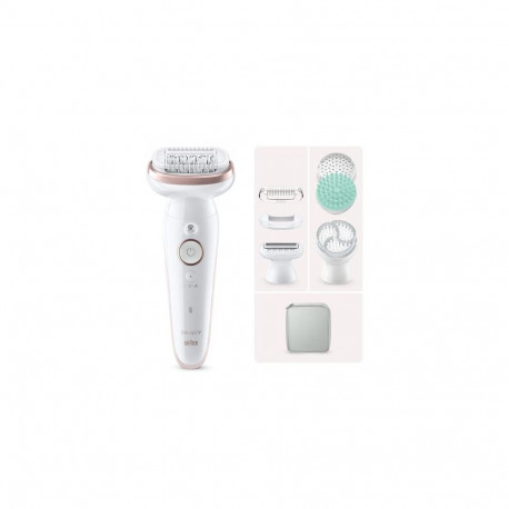 Braun Silk-épil 9 SkinSpa 40 tweezers Rose gold, White