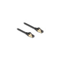 DeLOCK RJ45 Network Cable Cat.6A male to male S/FTP black 5 m with Cat.7 raw cable suitable for indu